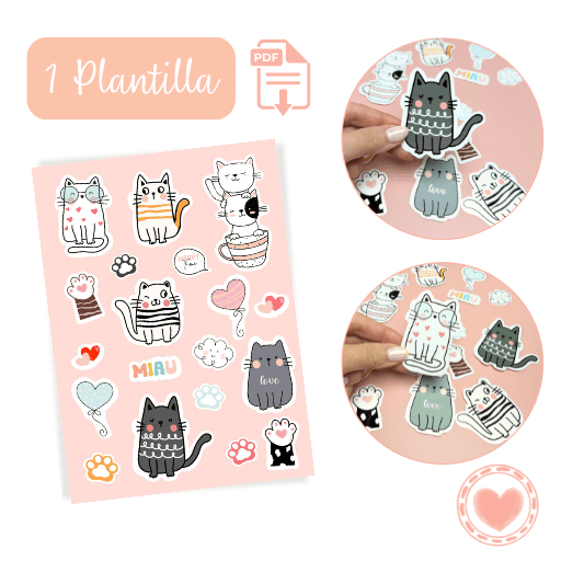Stickers Cats Cute