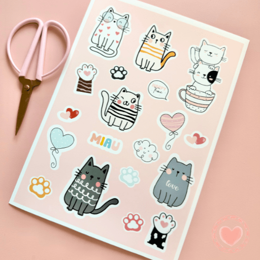 Stickers Cats Cute - Imagen 2