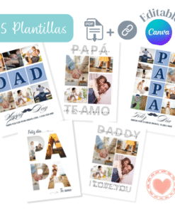 Plantilla Día Del Padre Editable
