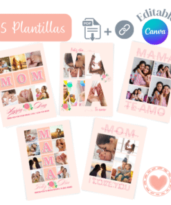 Plantilla Día De La Madre Editable